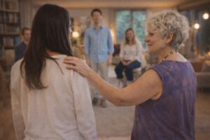 Jitka Vodňanská a Radoslava Olajos na víkendovom seminári